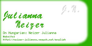 julianna neizer business card